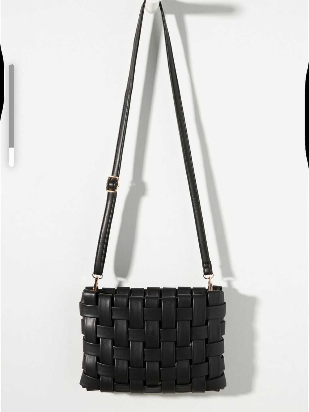 Anthropologie Lindy woven clutch black - Picture 3 of 9